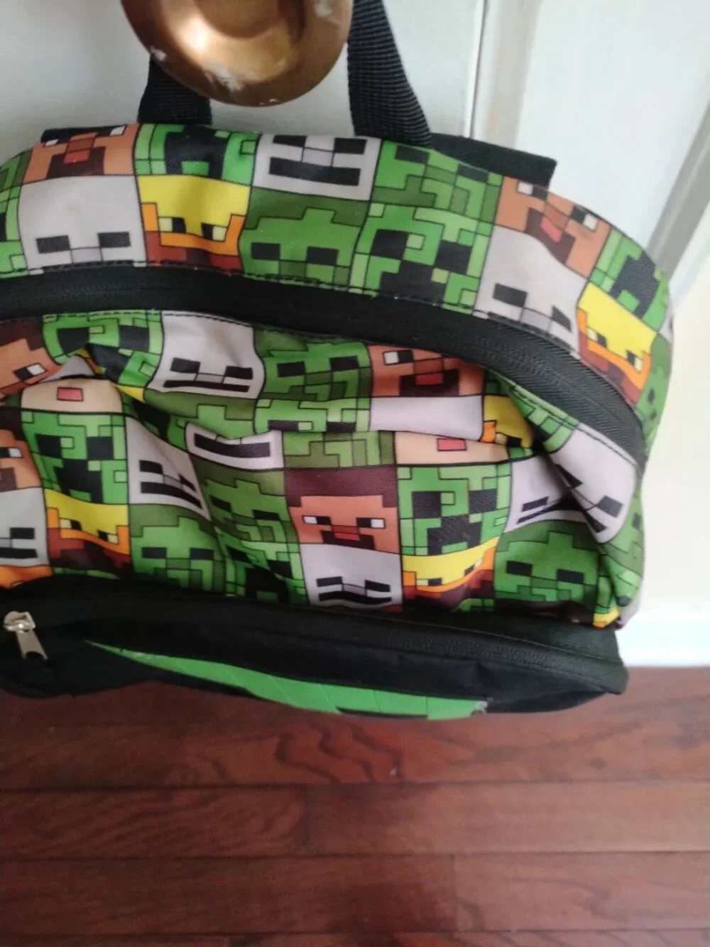 Minecraft Backpack for  Boys/Girls (Ages 3+) - Black and Multicolor